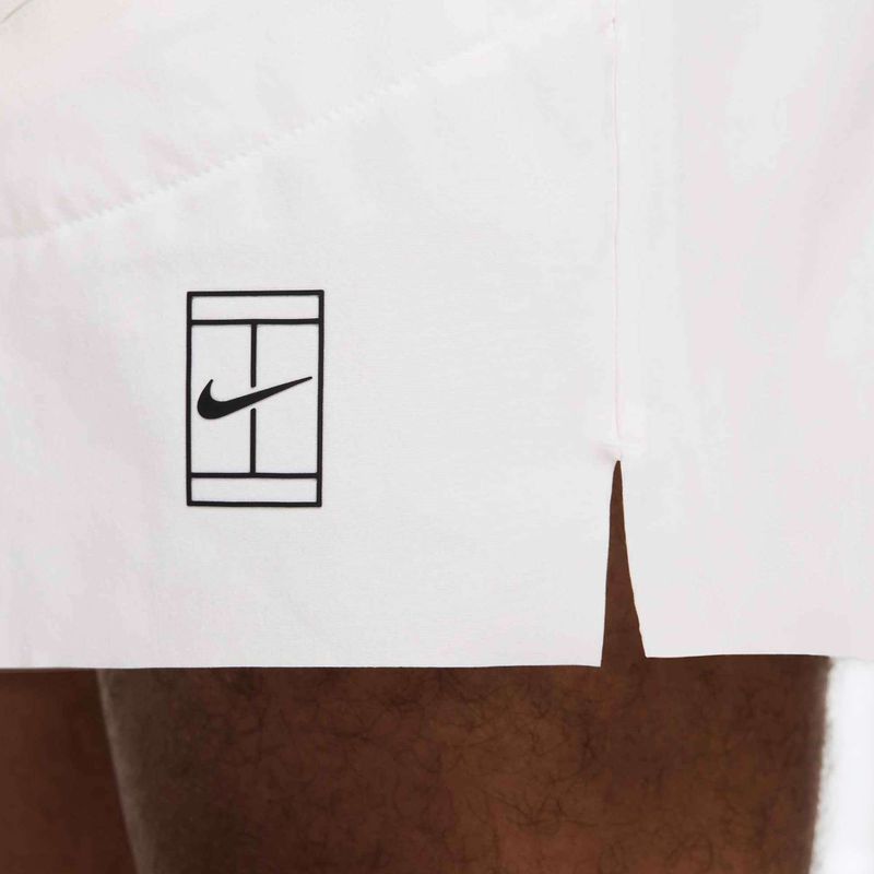 Vyriški teniso šortai Nike Court Dri-Fit Advantage 6" white/black 6