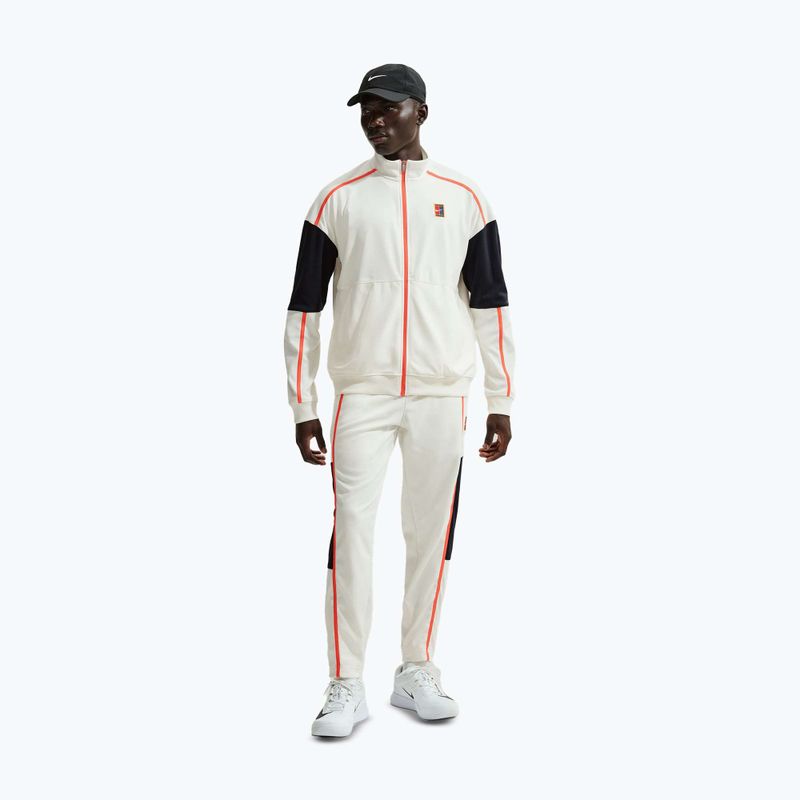 Vyriškas teniso džemperis Nike Court Heritage sail/turf orange 2