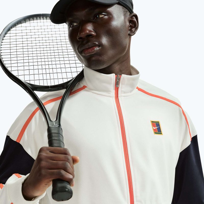 Vyriškas teniso džemperis Nike Court Heritage sail/turf orange 4