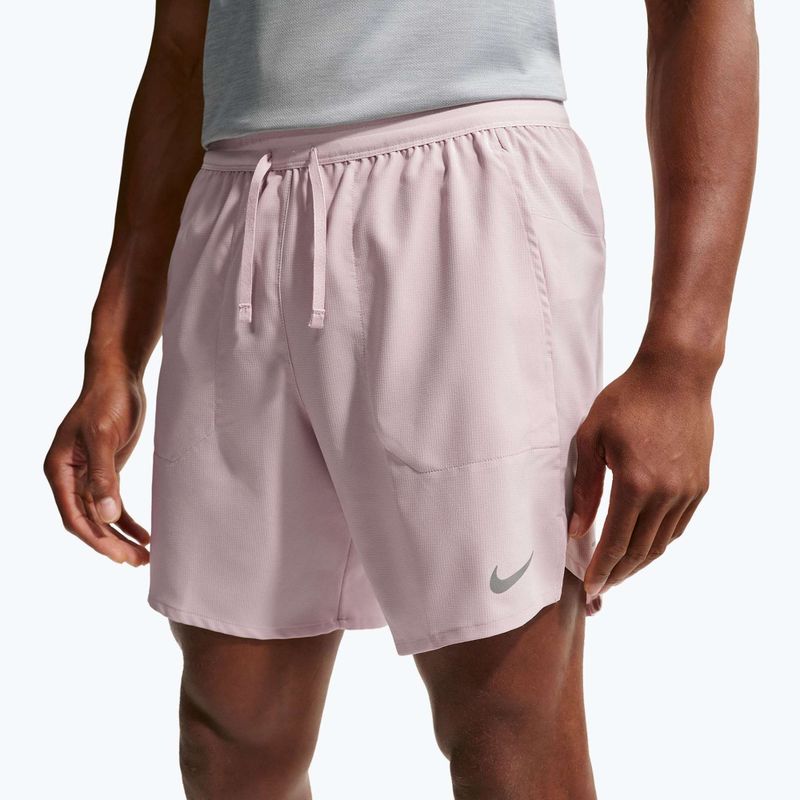 Vyriški bėgimo šortai Nike Stride Dri-Fit Brief-Lined 7" particle rose 5