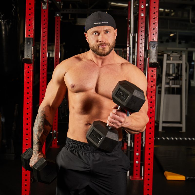 XTREXO Hex HXD200 20 kg gumuoti hanteliai 11