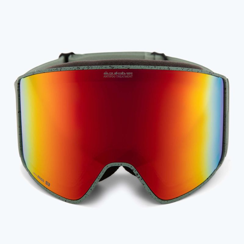 Vyriški snieglenčių akiniai Quiksilver Storm MG dark ivy/clux ml red 3