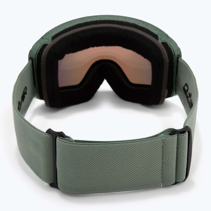 Vyriški snieglenčių akiniai Quiksilver Storm MG dark ivy/clux ml red 6