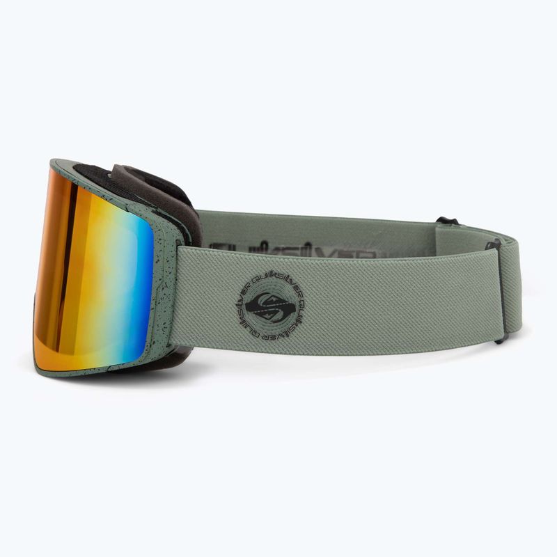 Vyriški snieglenčių akiniai Quiksilver Storm MG dark ivy/clux ml red 4