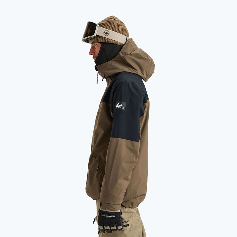 Vaikiška snieglenčių striukė Quiksilver Forever Stretch GTX canteen 4