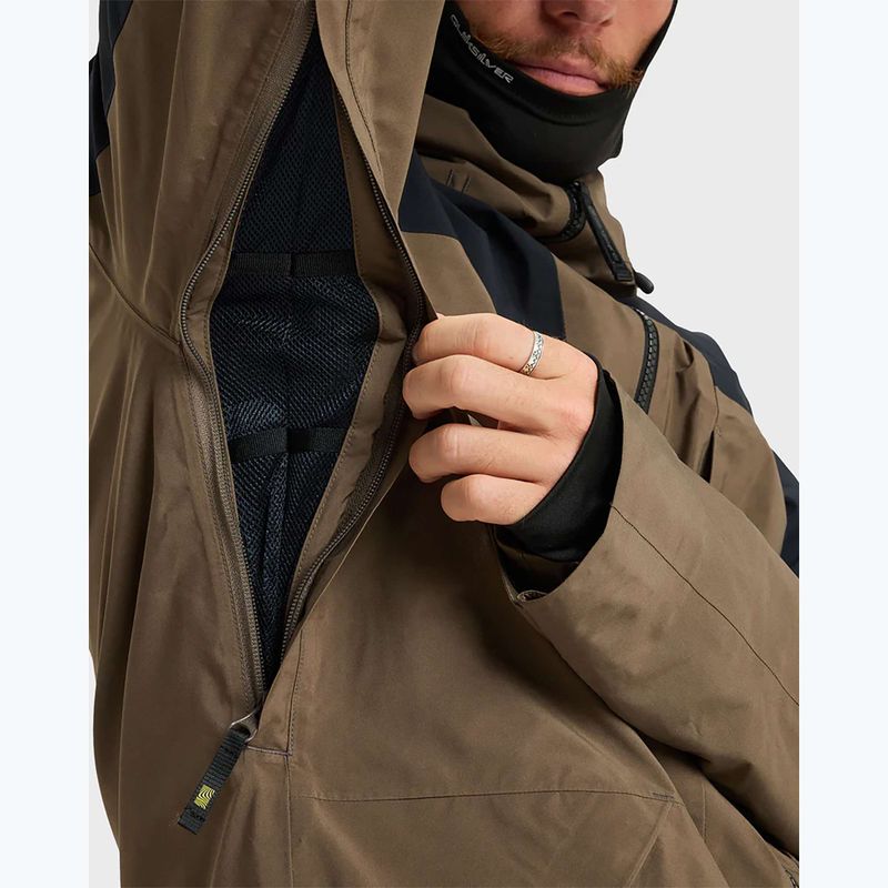 Vaikiška snieglenčių striukė Quiksilver Forever Stretch GTX canteen 6