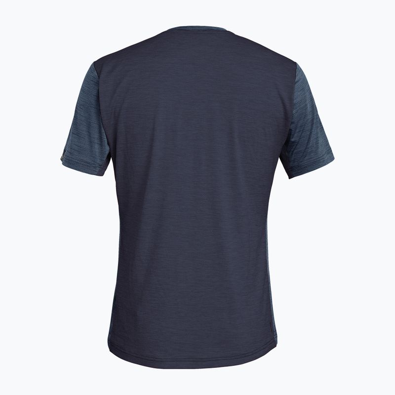 Vyriški trekingo marškinėliai Salewa Puez Hybrid 2 Dry premium navy melange 00-0000027397 2