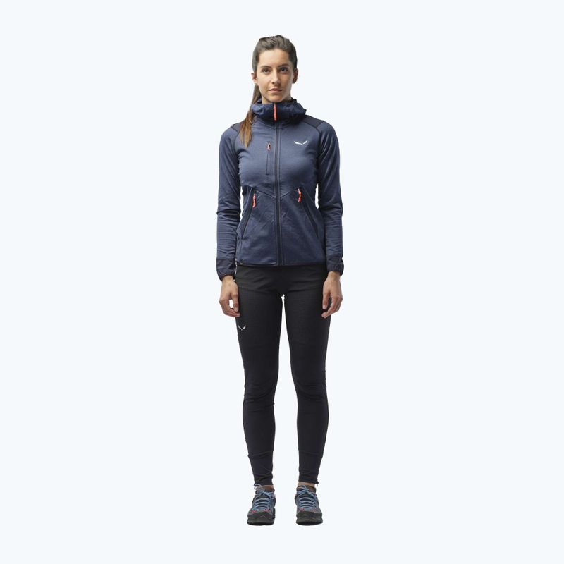 Salewa moteriška vilnonė striukė Agner Hybrid PL/DST FZ Hoody tamsiai mėlyna 00-0000027372 2