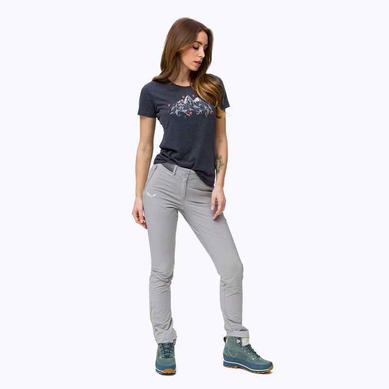 Moteriški trekingo marškinėliai Salewa Geometric Dry navy blue 00-0000027942 2