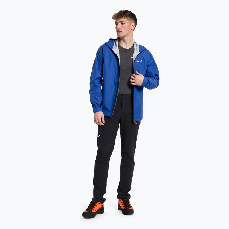 Salewa vyriška striukė nuo lietaus Puez Aqua 3 PTX mėlyna 00-0000024545 2