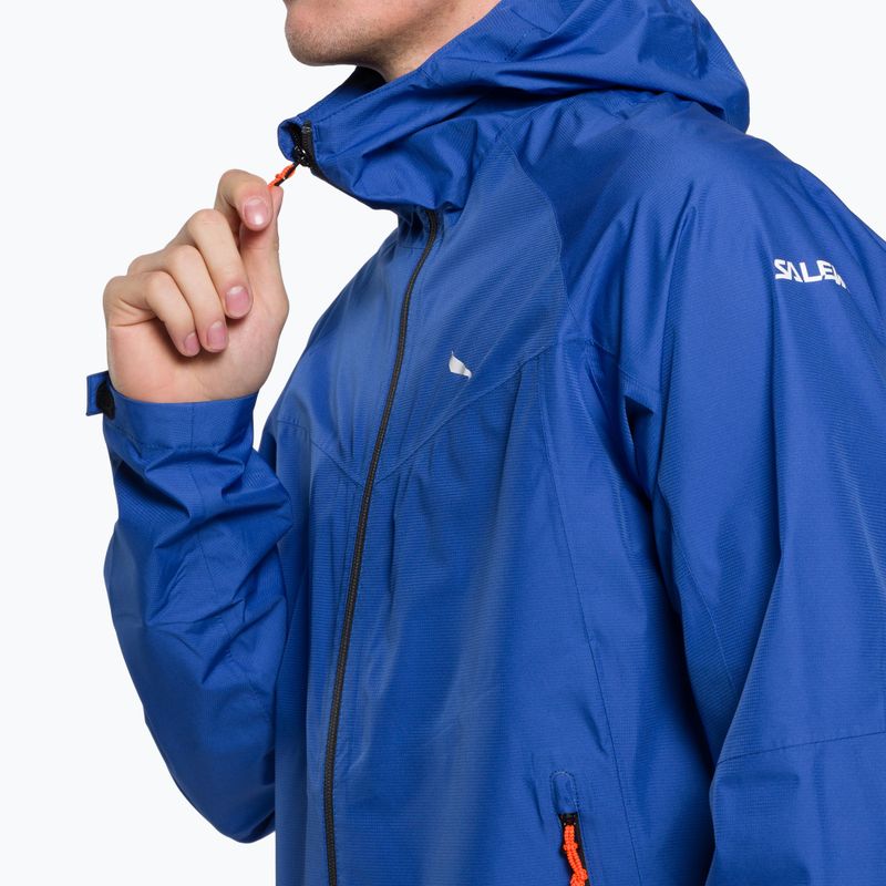 Salewa vyriška striukė nuo lietaus Puez Aqua 3 PTX mėlyna 00-0000024545 4