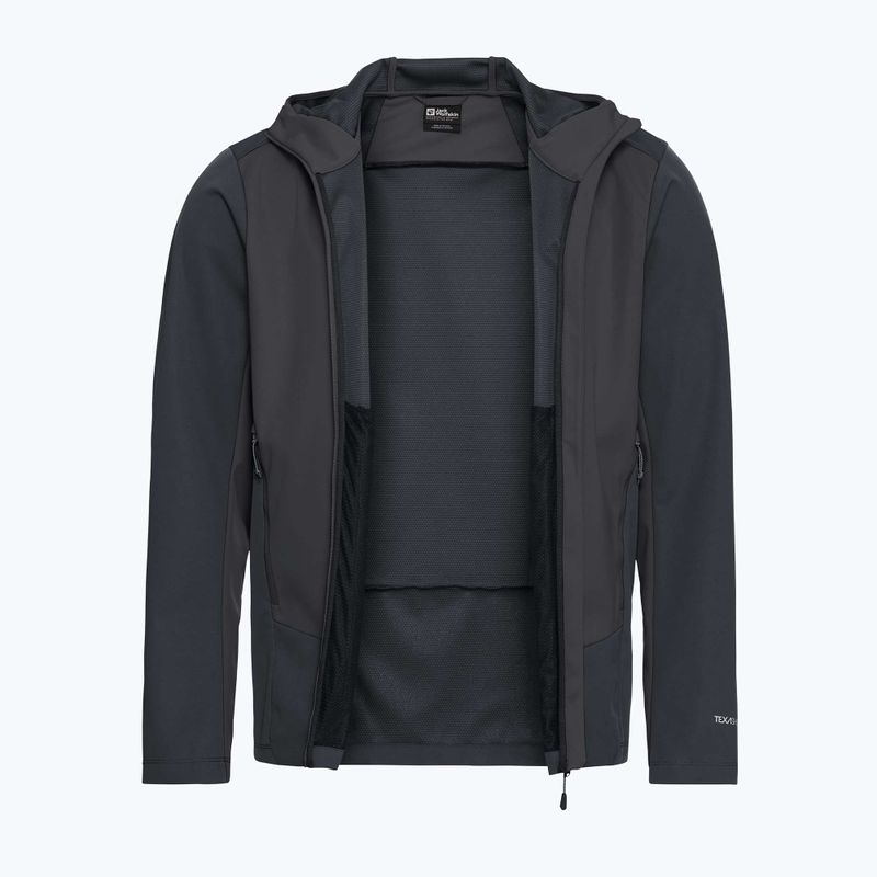 Vyriška softshell striukė Jack Wolfskin Skyvail phantom 8