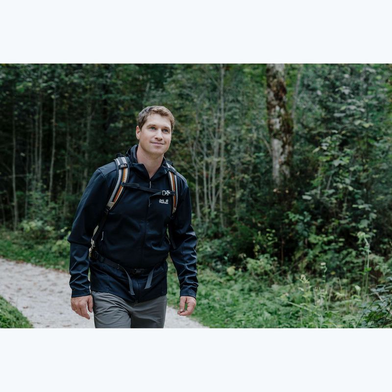 Vyriška softshell striukė Jack Wolfskin Skyvail phantom 11