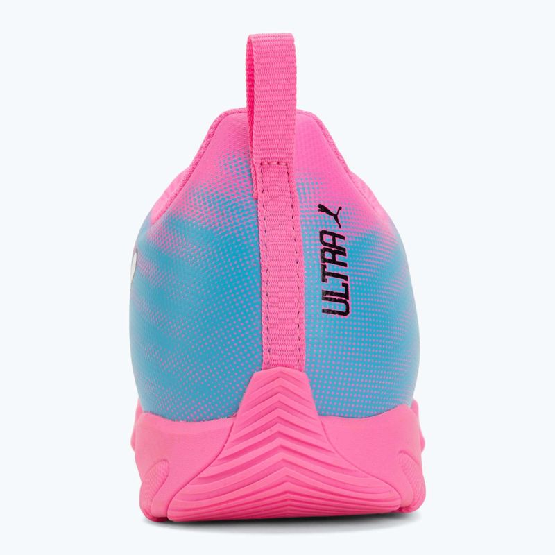 Vaikiški futbolo batai PUMA Ultra 6 Play It Jr poison pink/puma wht/sun stream/bright aqua/puma blk 6