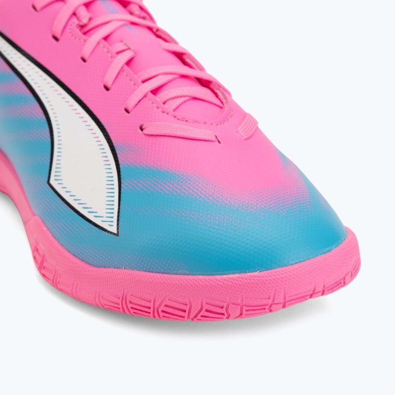 Vaikiški futbolo batai PUMA Ultra 6 Play It Jr poison pink/puma wht/sun stream/bright aqua/puma blk 7