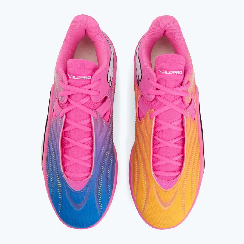 Krepšinio batai PUMA All-Pro NITRO 2 Elite poison pink/ultra blue/lime squeeze 5