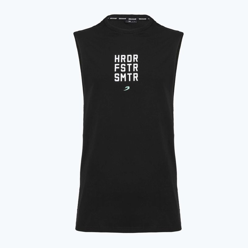 Vyriški marškinėliai Boxraw HRDR FSTR SMTR Muscle Tank Black 7