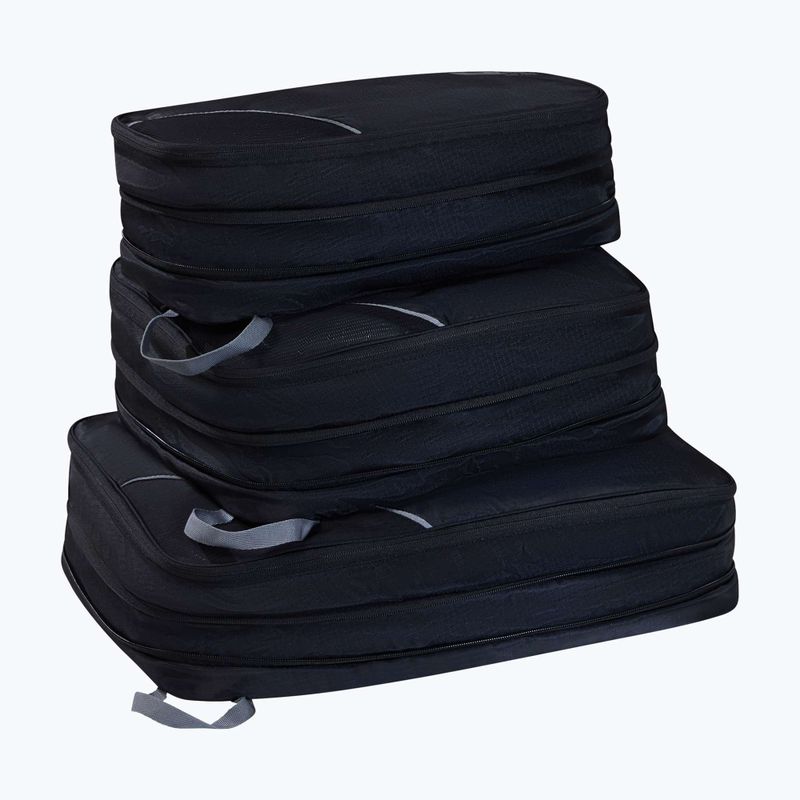 Organizerių rinkinys American Tourister Packing S/M/L 3 pcs. black/grey 3
