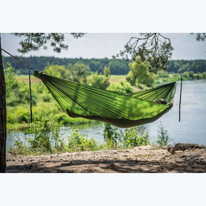 Turistinis hamakas Lesovik Bright treetop green 3