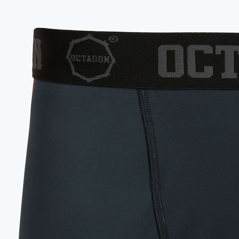 Vyriški treniruočių šortai Octagon Legion Escape black/red 3