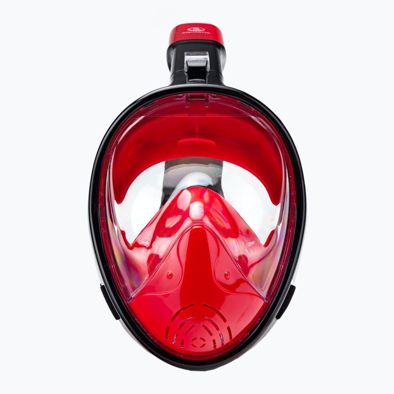 Viso veido kaukė nardymui AQUASTIC SMA-01SC raudona 3