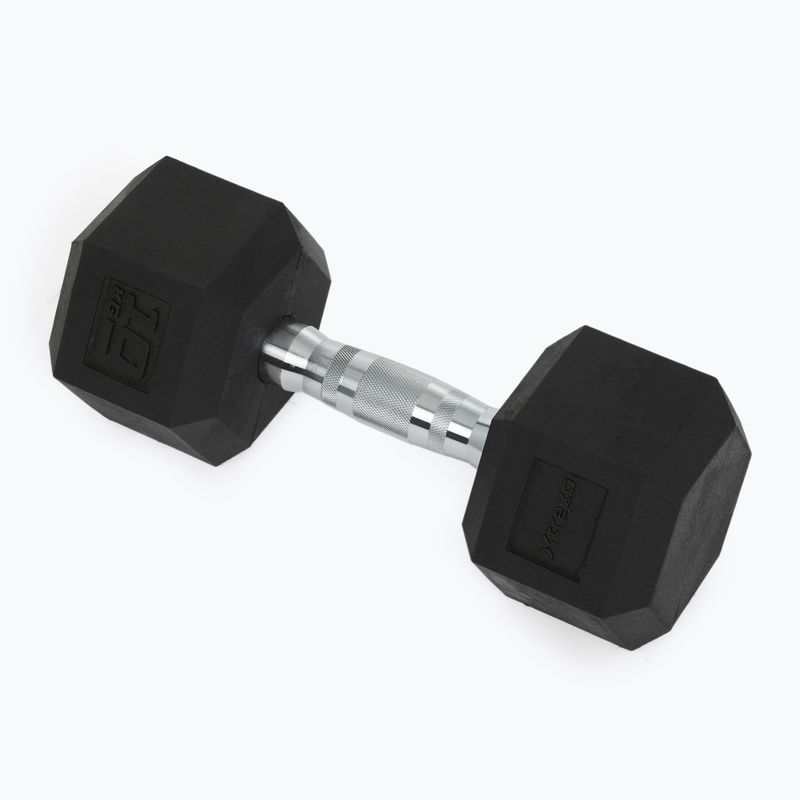 XTREXO Hex HXD100 gumuoti hanteliai 10 kg