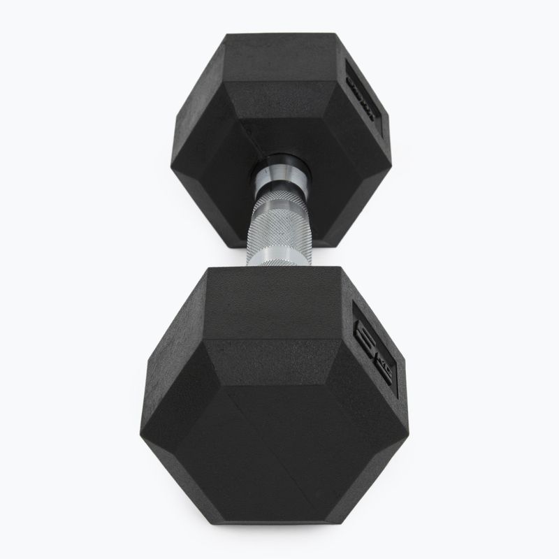 XTREXO Hex HXD50 5 kg gumuoti hanteliai 6
