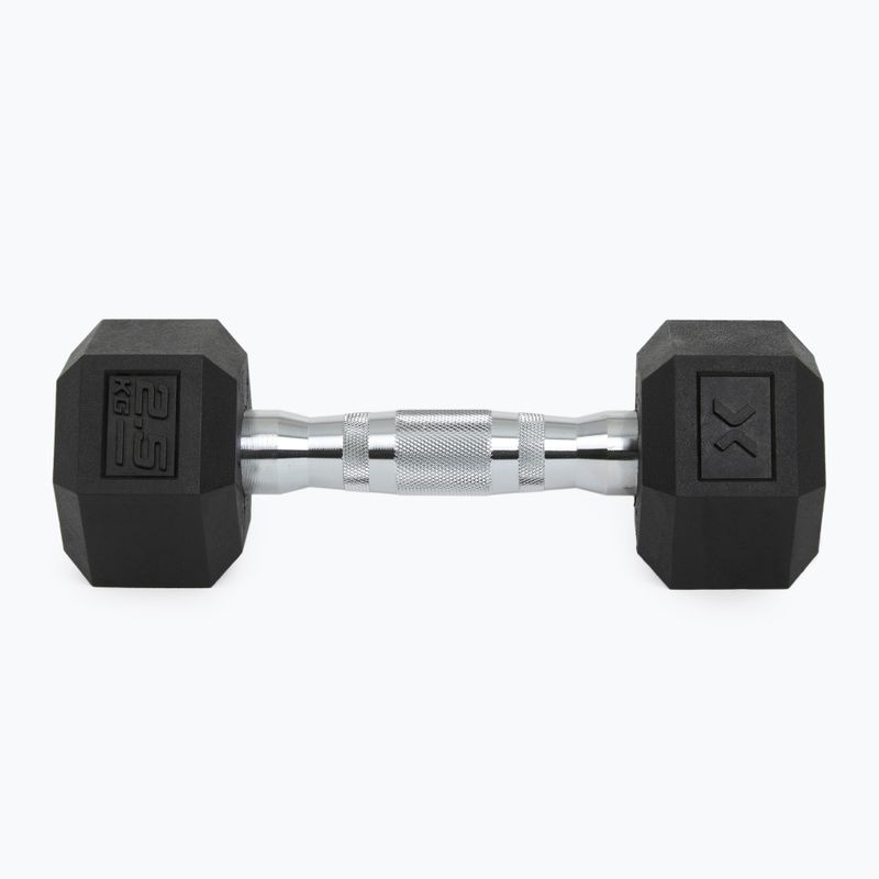XTREXO Hex HXD25 gumuoti hanteliai 2,5 kg 7