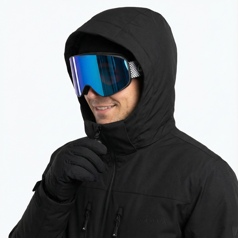 Slidinėjimo akiniai ATTABO slidinėjimo Kinik black 2