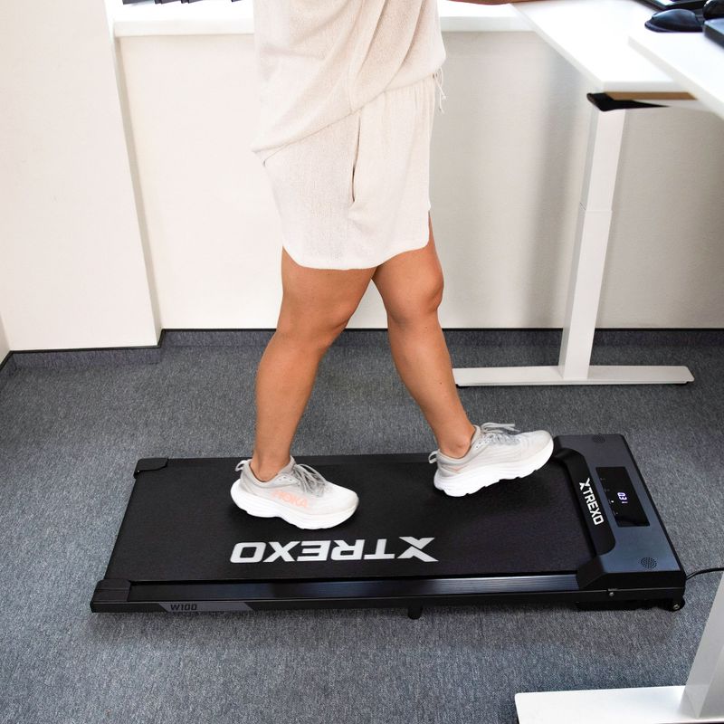 Elektrinis bėgimo takelis XTREXO Walking Pad W100 juodas 5
