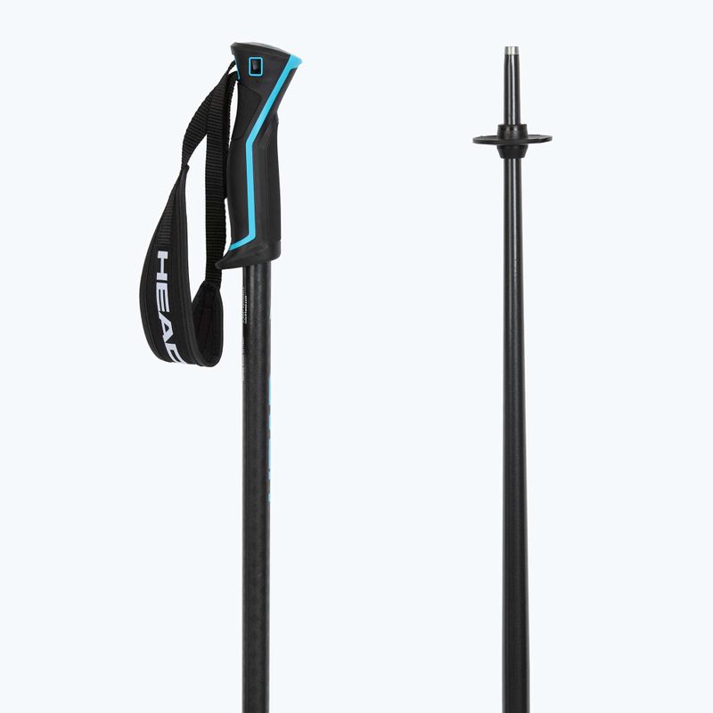 Slidžių lazdos HEAD Frontside carbon black/speed blue 3