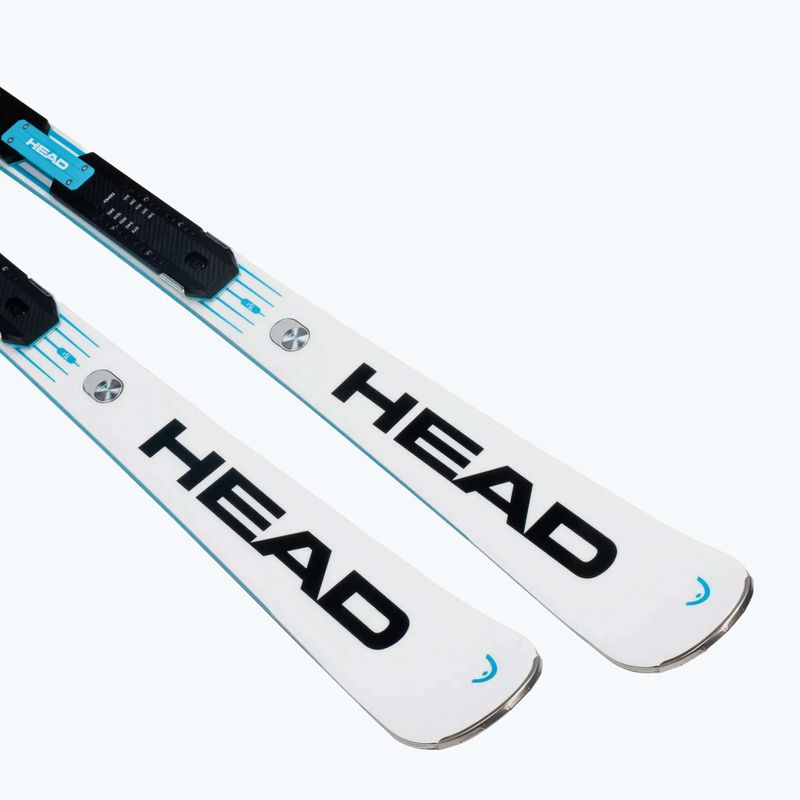 Kalnų slidės HEAD WC Rebels e-SL RP EVO 14 + apkaustai Freeflex 14 GW white/blue 3