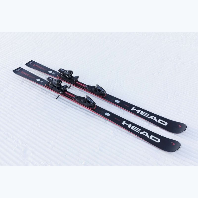 Kalnų slidės HEAD Supershape e-Rally SW BB-PR + PRD 12 GW black/red 10