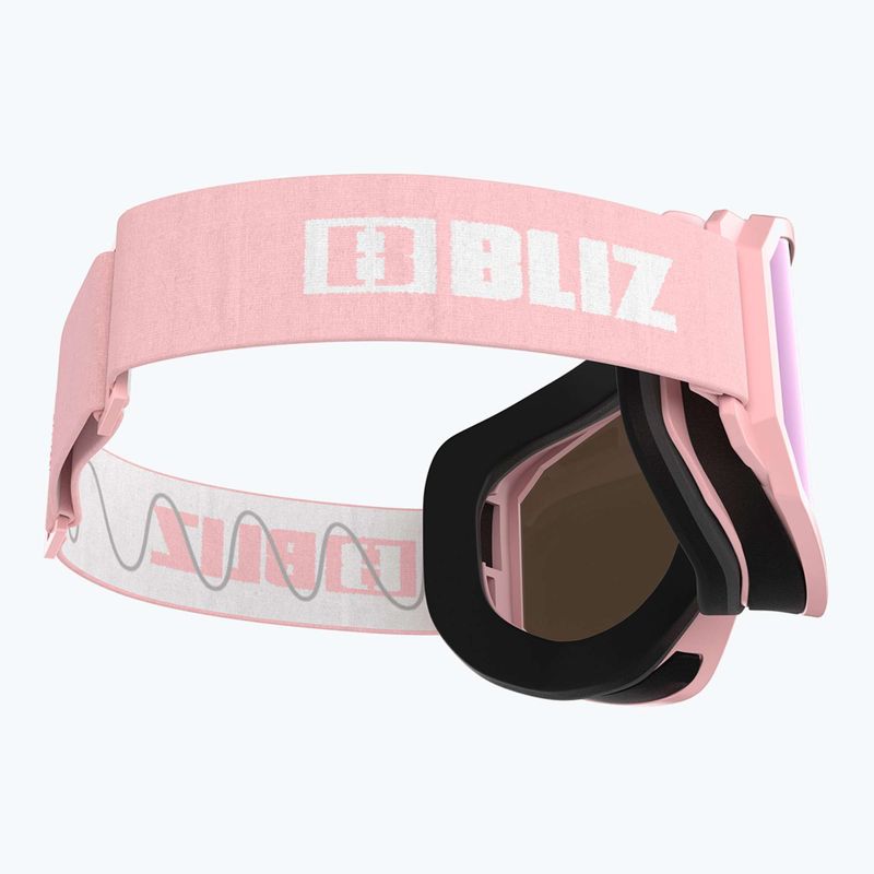 Slidinėjimo akiniai Bliz Rave matt powder pink/brown pink multi 6