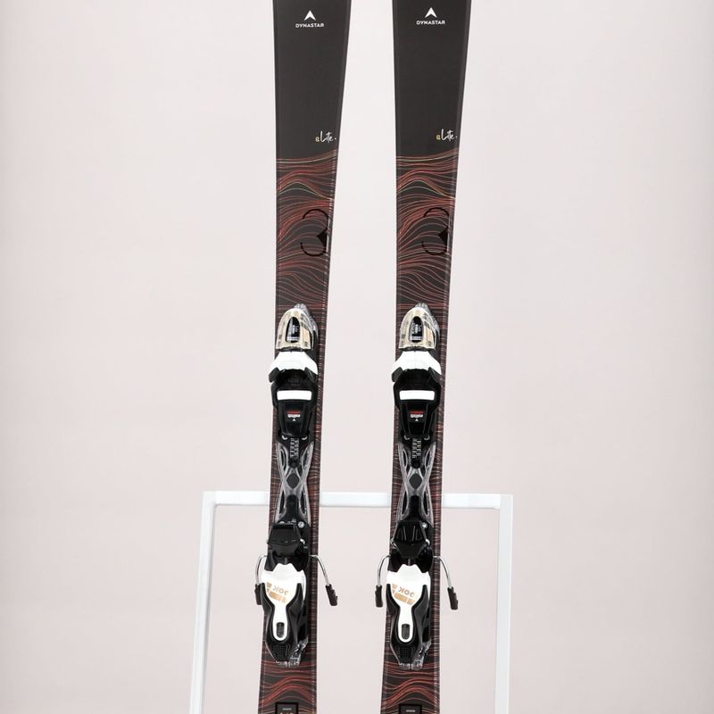 Moteriškos kalnų slidinėjimo slidės Dynastar E Lite 3 + XP11 brown DRKBT02 12