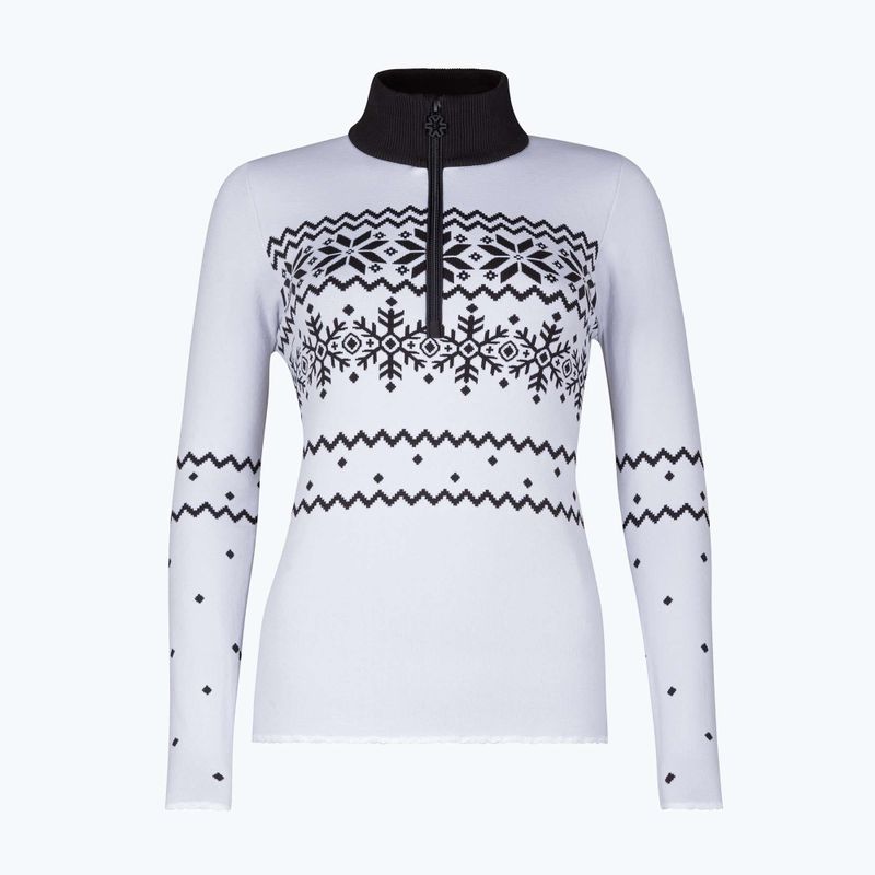 Moteriškas termoaktyvus džemperis Newland Groenlandia Half Zip white/black 5
