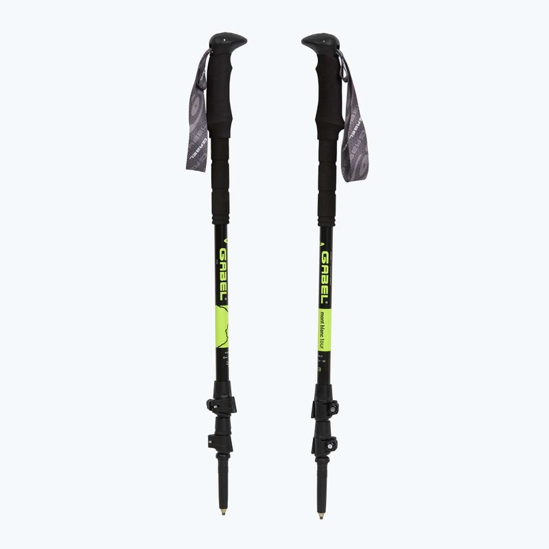 Žygio lazdos lazdos GABEL Mont Blanc Tour lime 5