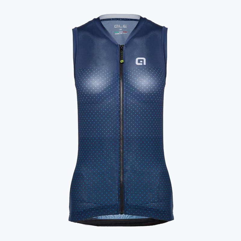 Moteriški dviračių marškinėliai Alé Maglia Donna SM Level blue 7