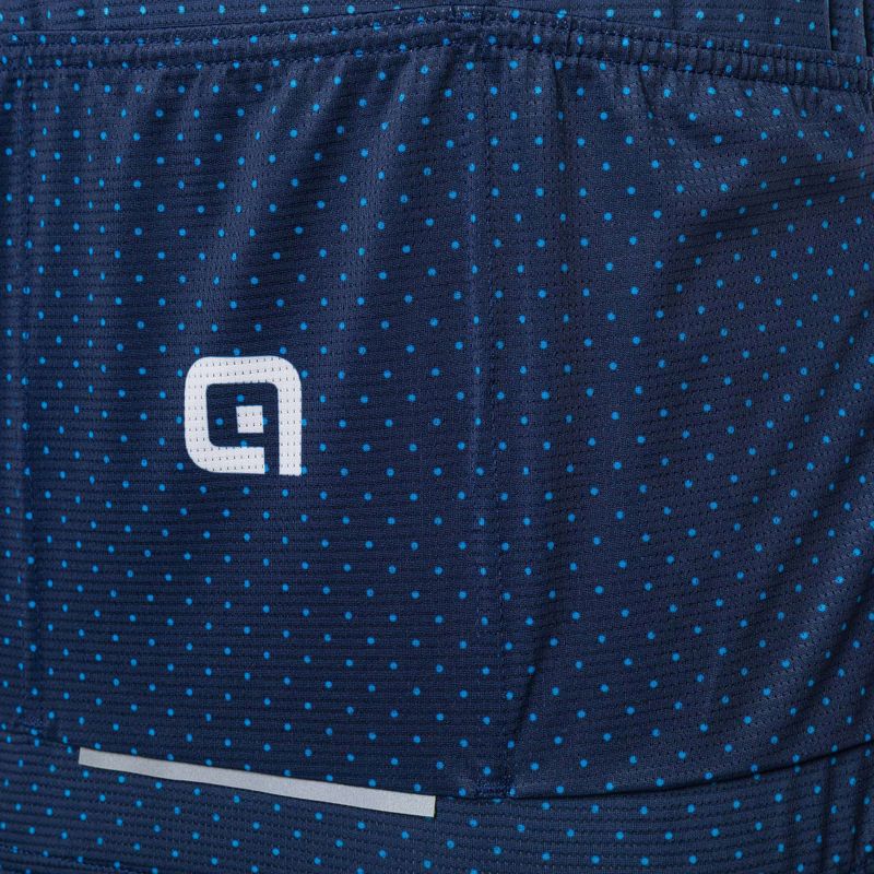 Moteriški dviračių marškinėliai Alé Maglia Donna SM Level blue 10