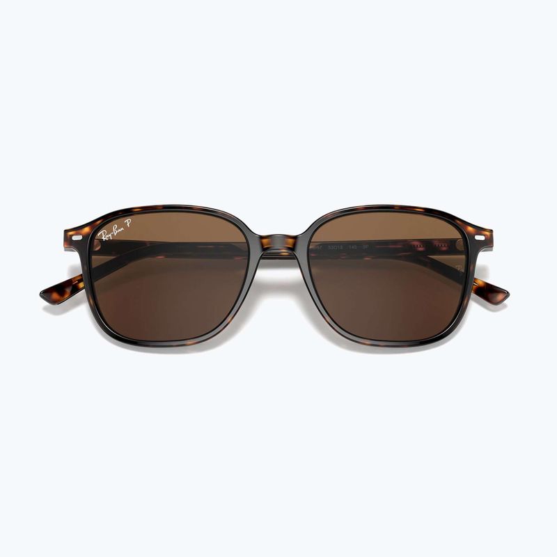 Akiniai nuo saulės Ray-Ban Leonard tortoise/brown polarized 3