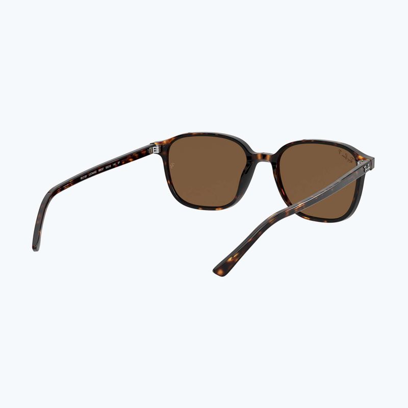 Akiniai nuo saulės Ray-Ban Leonard tortoise/brown polarized 6