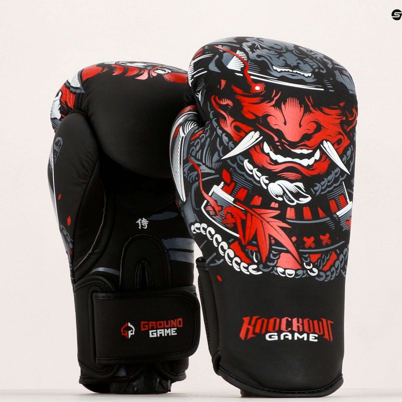 Ground Game Samurai bokso pirštinės juodos 21BOXGLOSAM10 7