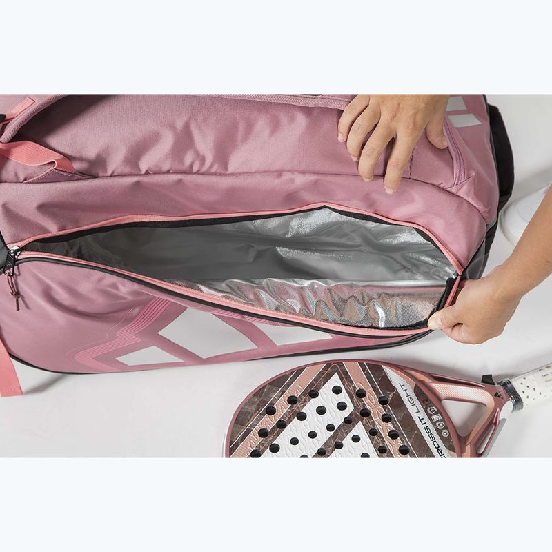 Padelio krepšys adidas Pro Tour Racket Bag 2026 70 l pink/black 8