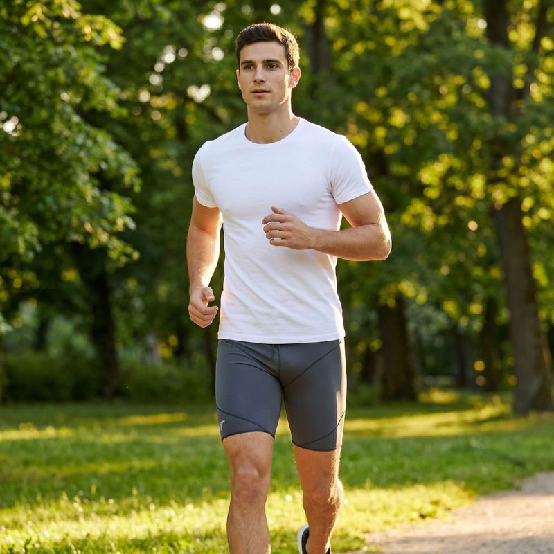 Vyriškos trumpikės Joma R-Trail Nature Short Tights pilkos spalvos 103163 bėgimo šortai 9
