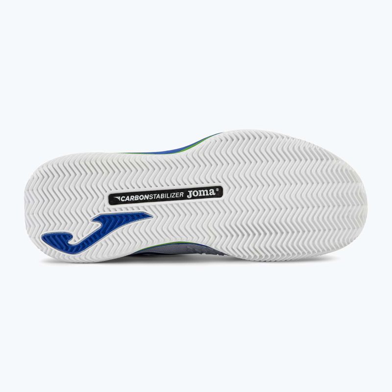 Joma Ace Padel vyriški padelio bateliai balta/mėlyna 4