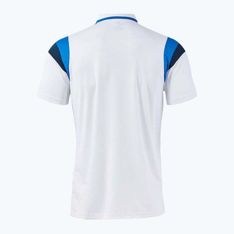 Vyriški teniso marškinėliai Joma Terra Polo white/royal 2