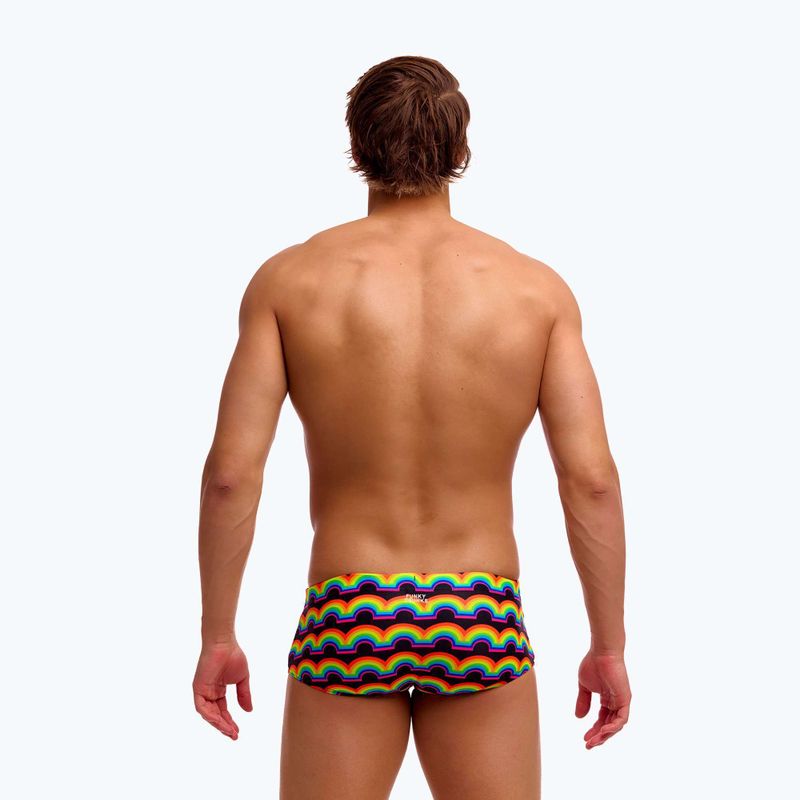 Vyriškos plaukimo glaudės Funky Trunks Sidewinder Trunks rainbowie 4