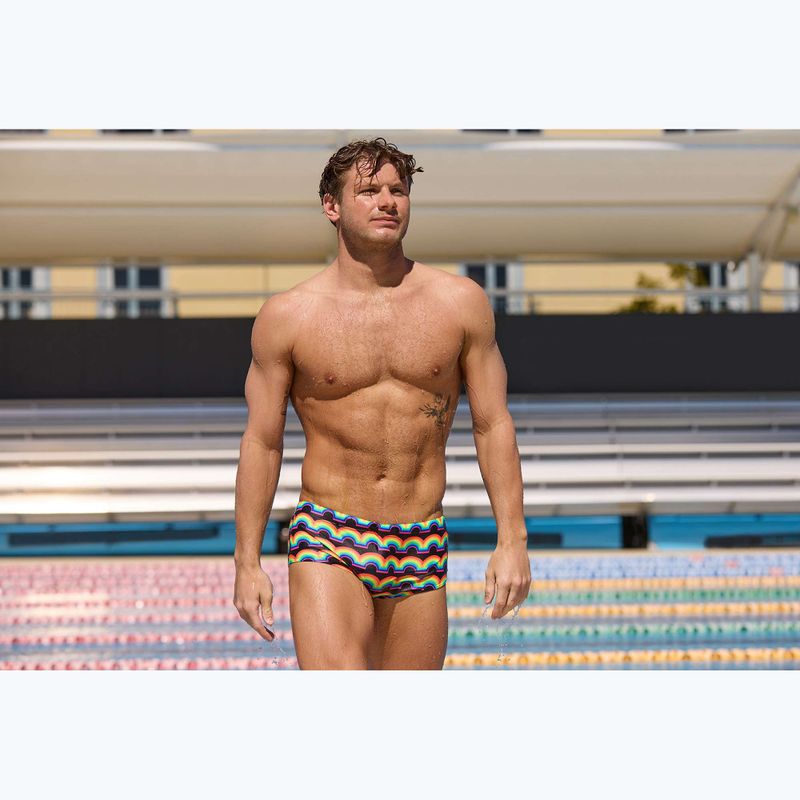 Vyriškos plaukimo glaudės Funky Trunks Sidewinder Trunks rainbowie 7