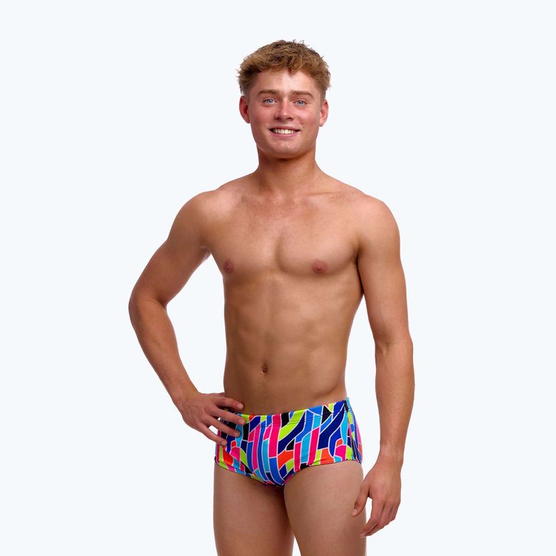 Vaikiškos plaukimo trumpikės Funky Trunks Sidewinder Trunks fault lines 3