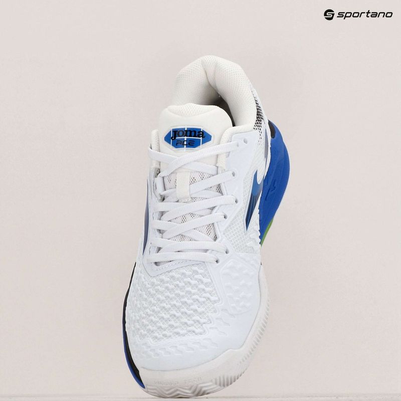 Joma Ace Padel vyriški padelio bateliai balta/mėlyna 9